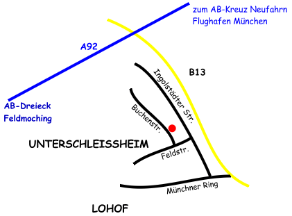 Anfahrtskizze Atemtherapie G. Zieglmeier