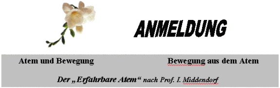 Anmeldung